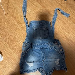 Judy Blue denim overall shorts